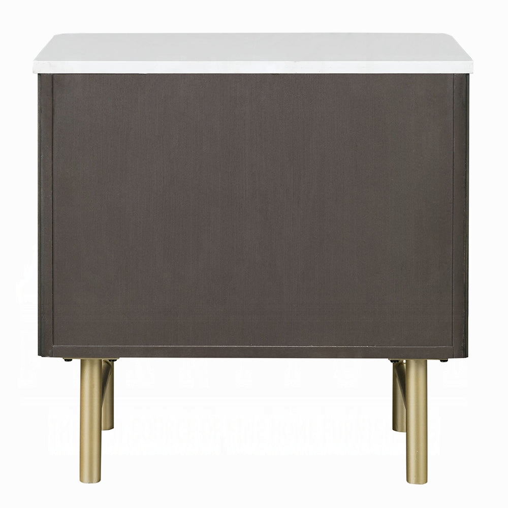 Clayten Marble Top Nightstand BD04093