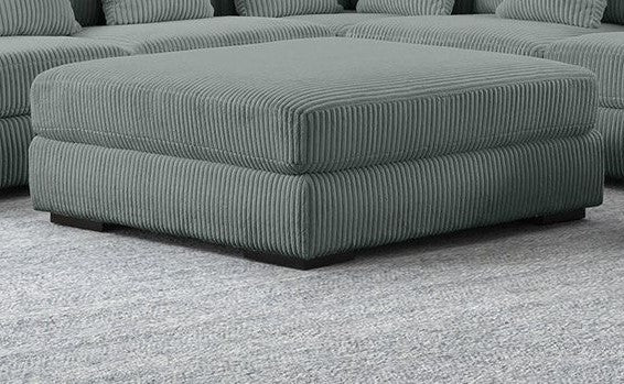 Bella Gray Ottoman 2025GRBEL