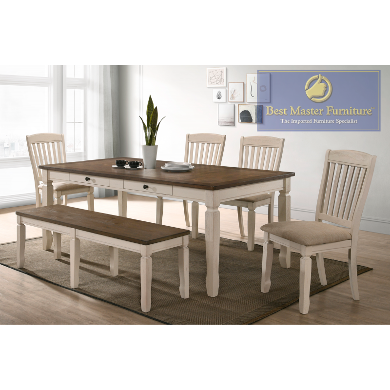 Belle 6 Pc Transitional Dining Collection - Best Master