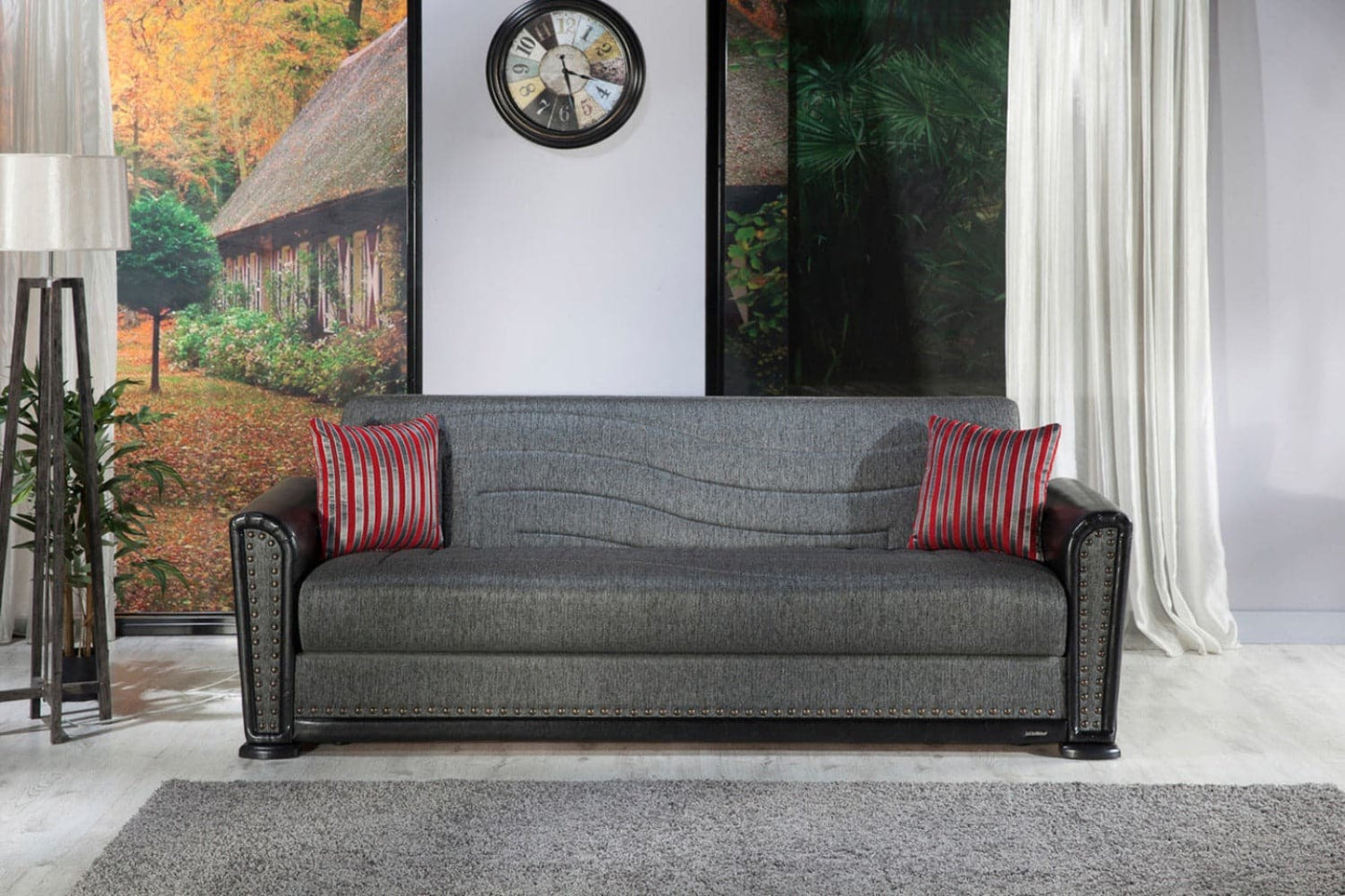 Alfa 3 Pc Sofa Collection Muse Grey