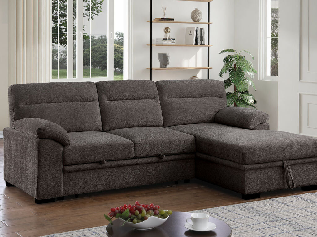 Kipling 81456 Brown Sleeper Sectional