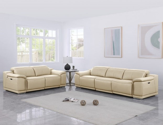 9762 Global United Leather Sofa Set - 7 Colors