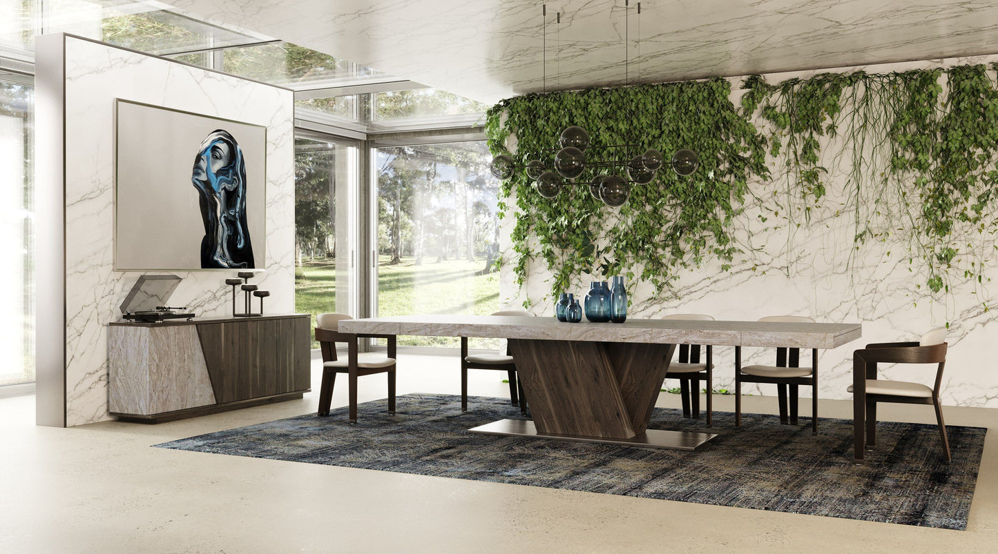 Nova Domus Cairo - Italian Modern Extendable Dining Table