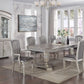 Klina 2200 Double Pedestal Dining Set 2 Extensions