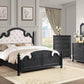 Celina Black Finish 4 Pc Bedroom Set by Coaster