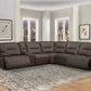 Spartacus 6 Pc Motion Sectional - Chocolate