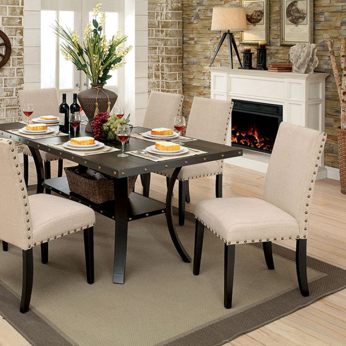 Kaitlin 7 Pc Dining Collection - Industrial Style