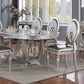 Colección de comedor Cathalina Silver de 7 piezas CM3541SV