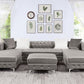 Ciabattoni Grey Sectional CM6256GY