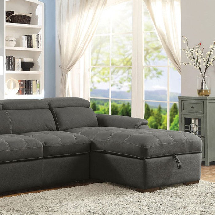 Patty Pull-Out Sleeper Sectional - 4 Color Choices