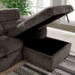 CM6514DG Patty Sleeper Sectional Dark Gray