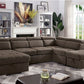 Hugo CM6963 Brown U-Shape Sectional