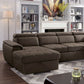 Hugo CM6963 Brown U-Shape Sectional