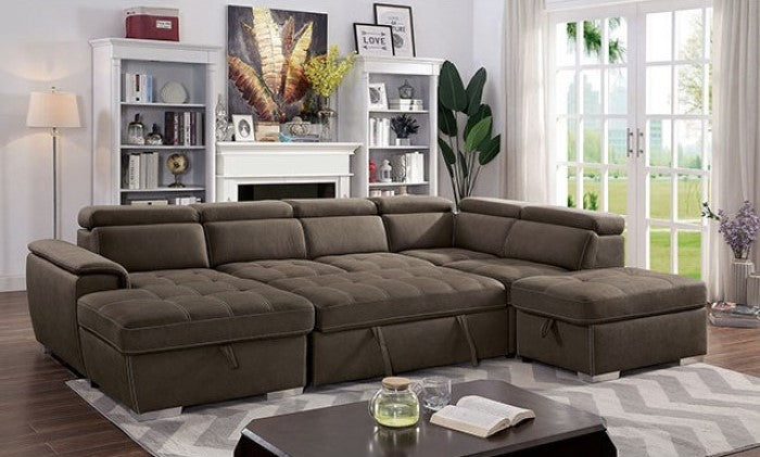 Hugo CM6963 Brown U-Shape Sectional