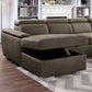 Hugo CM6963 Brown U-Shape Sectional