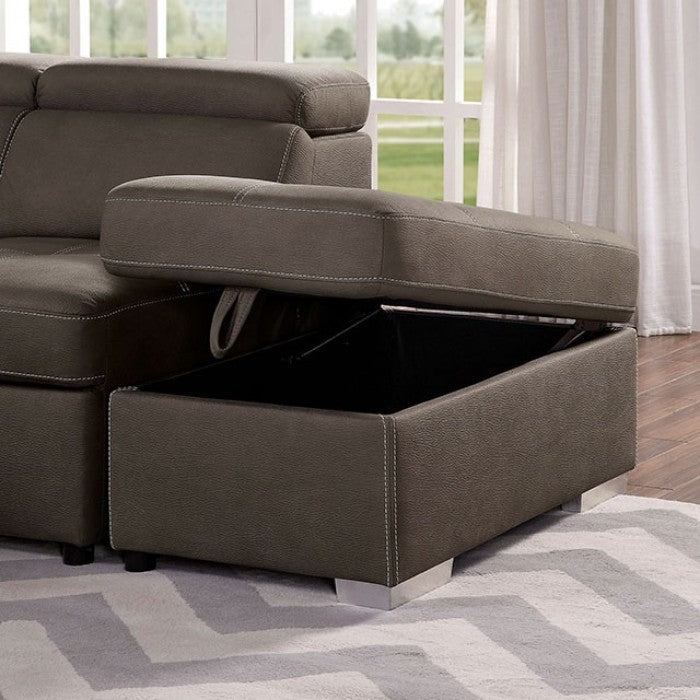 Hugo CM6963 Brown U-Shape Sectional