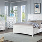 Castile 4 Pc Bedroom Set - White