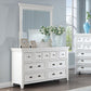 Castile 4 Pc Bedroom Set - White