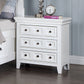 Castile 4 Pc Bedroom Set - White