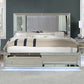 Belladonna Glam Silver Bedroom Set w/LED Lighting