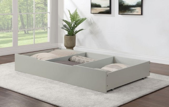 Lycoris Trundle Bed/Storage CM7477GY-TR