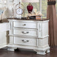 Esparanza Pearl White Nightstand