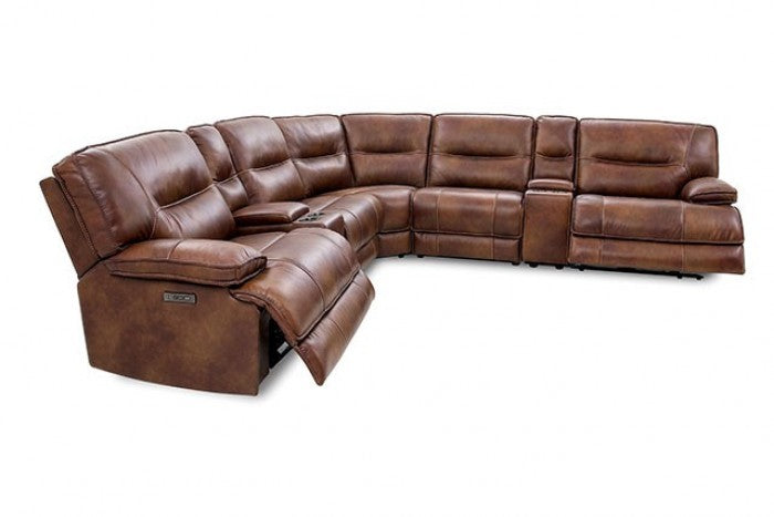 Louella Power Leather Sectional CM9905