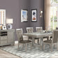 McFerran Home D168 Dining Collection with Leaf