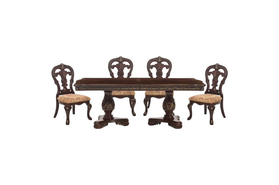 Colección de comedor con pedestal doble Deryn Park