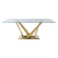 Barnard DN00219 Gold Finish Dining Collection by Acme