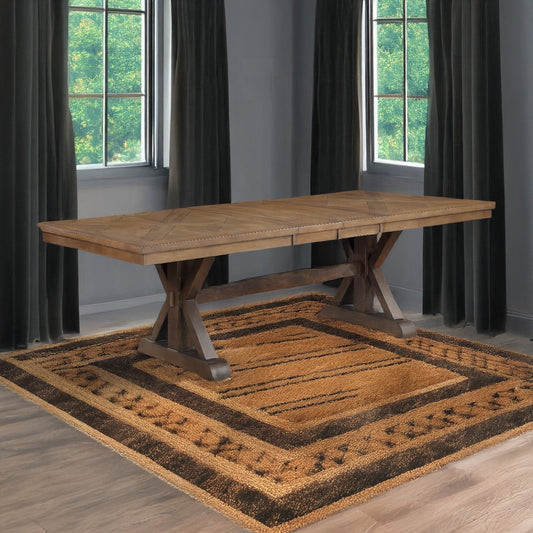 Pascaline DN00702 Dining Collection by Acme - Rustic Brown & Oak