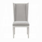 Colección de comedor Katia Weathered White con extensión