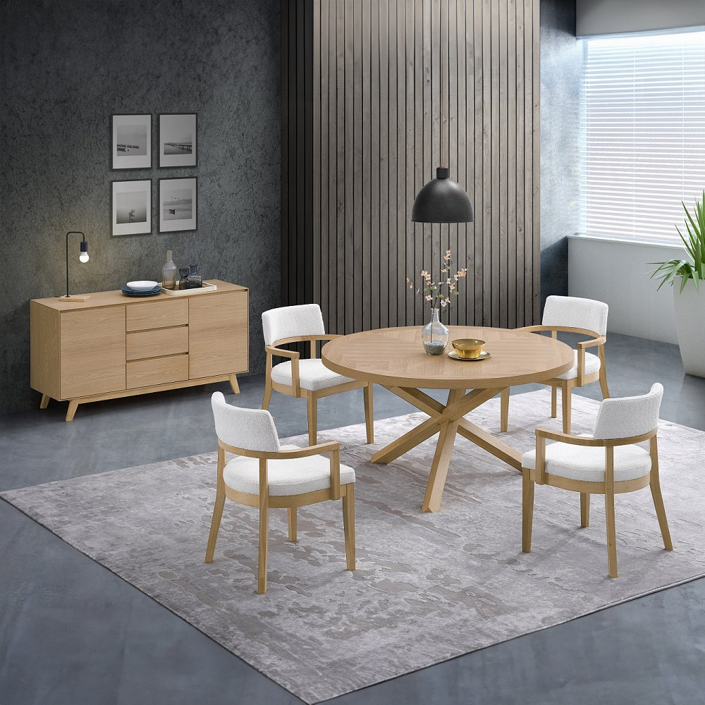 Kasem Oak Finish Dining Collection DN02615