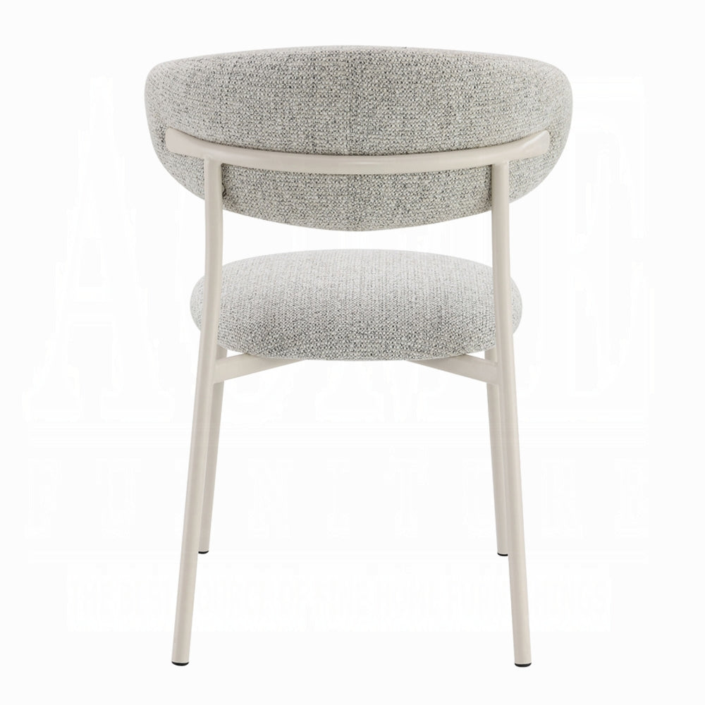 Kalam Light Grey Boucle Side Chairs - Set of 2 DN02706