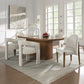 Gamarya Oval Oak Finish Dining Set DN02855