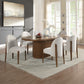 Gamarya Oval Oak Finish Dining Set DN02855