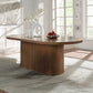 Gamarya Oval Oak Finish Dining Set DN02855