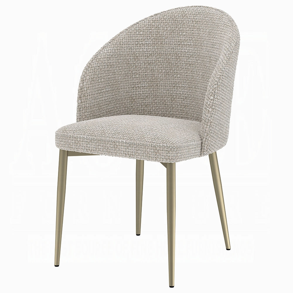 Cora Champagne Side Chair DN04296 - Set of 2