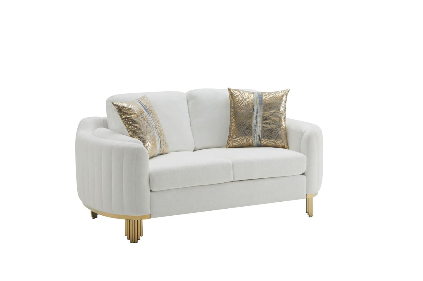 Lexi Cream Sofa & Loveseat by Cosmos LEX-SL