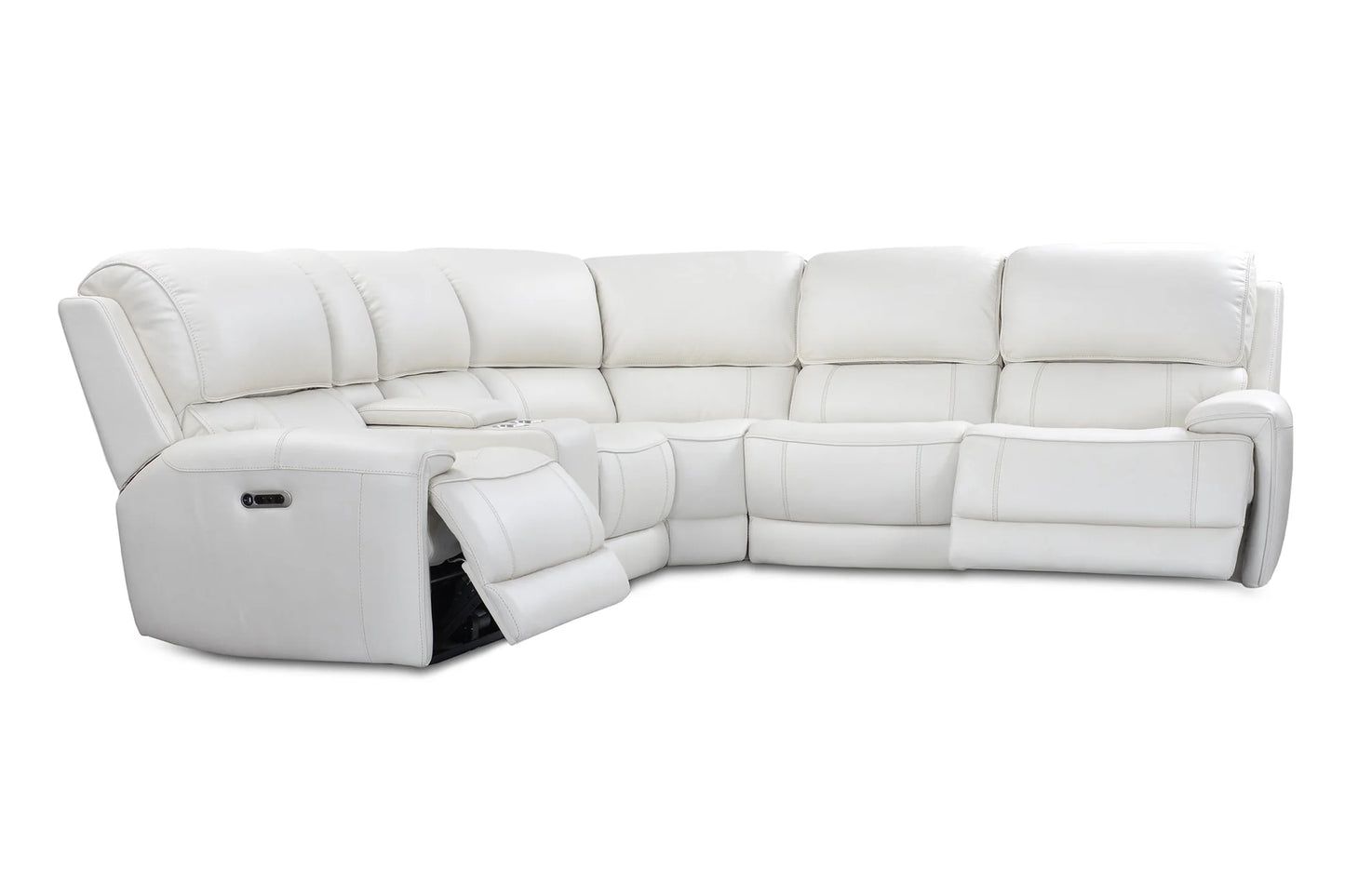 Empire Top Grain Leather Sectional by Parker House