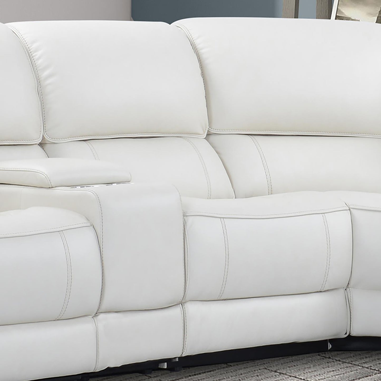 Empire Top Grain Leather Sectional by Parker House