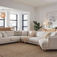 Escape Mirage Mist Sectional by Parker House