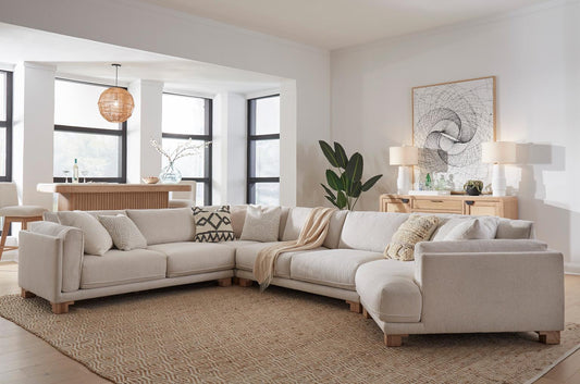 Escape Mirage Mist Sectional by Parker House