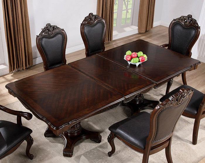 Colección de comedor de 7 piezas Manzanita Dark Cherry