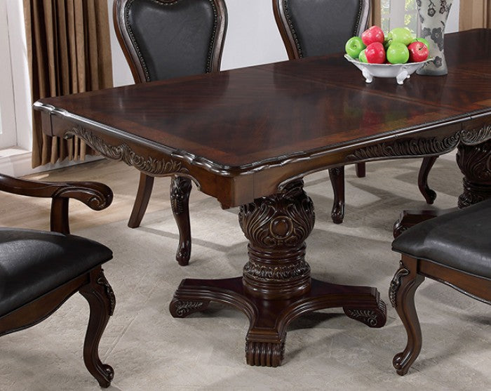 Colección de comedor de 7 piezas Manzanita Dark Cherry