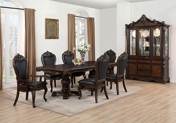 Colección de comedor de 7 piezas Manzanita Dark Cherry