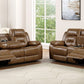 Ezekius Brown Motion 2 Pc Sofa Collection