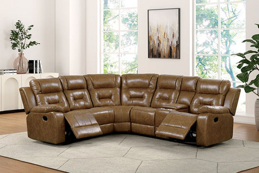 Ezekius FM6011BR Brown Motion Sectional