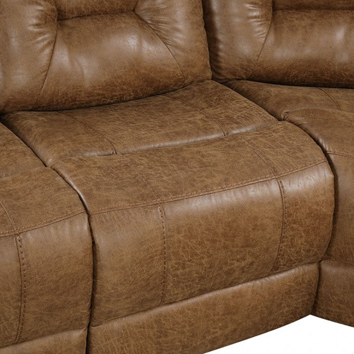 Ezekius FM6011BR Brown Motion Sectional