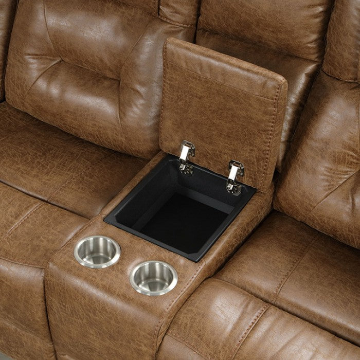 Ezekius FM6011BR Brown Motion Sectional